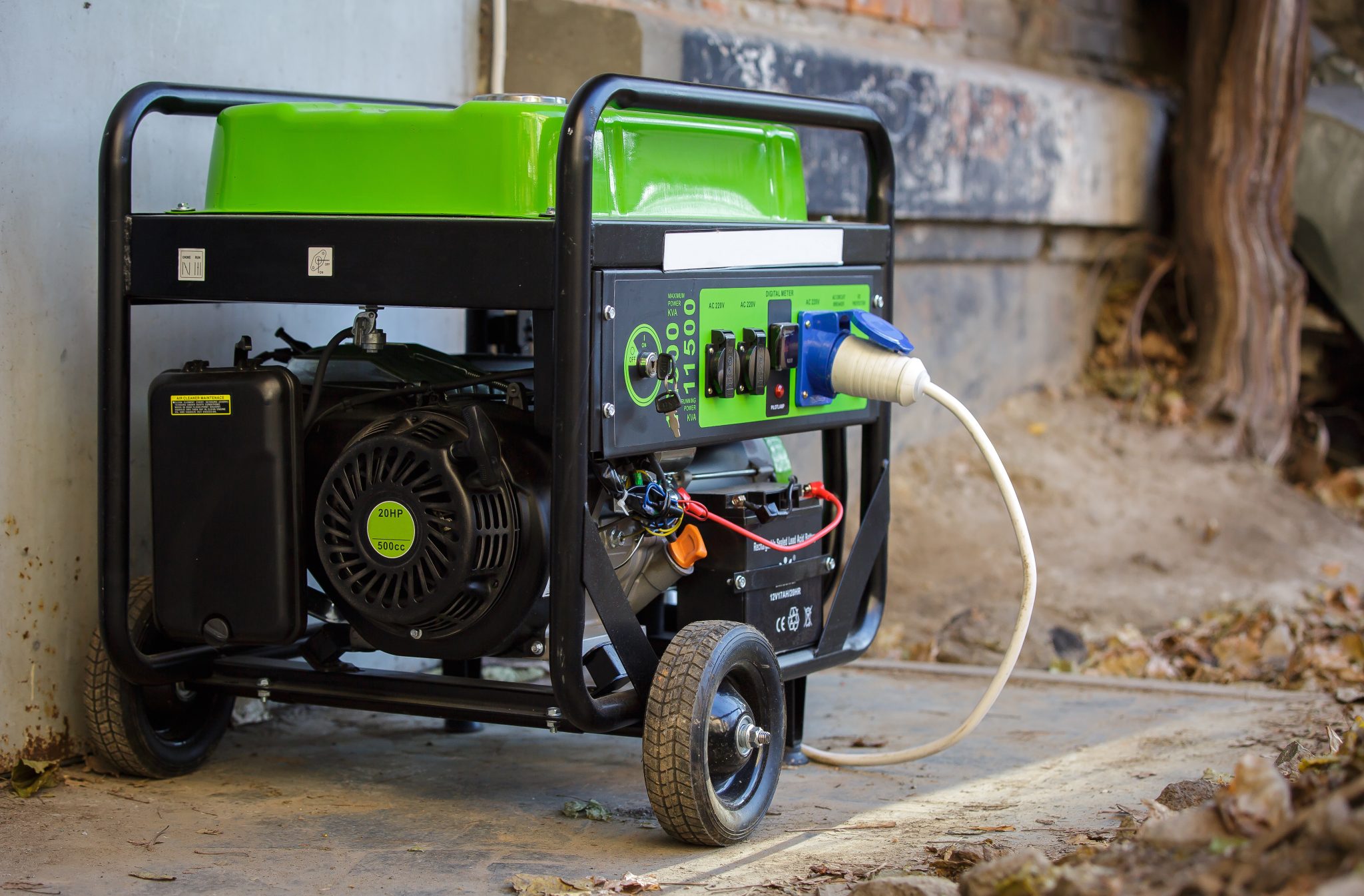 A portable home generator